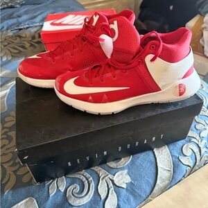 Nike K. D. Red Basketball Shoes